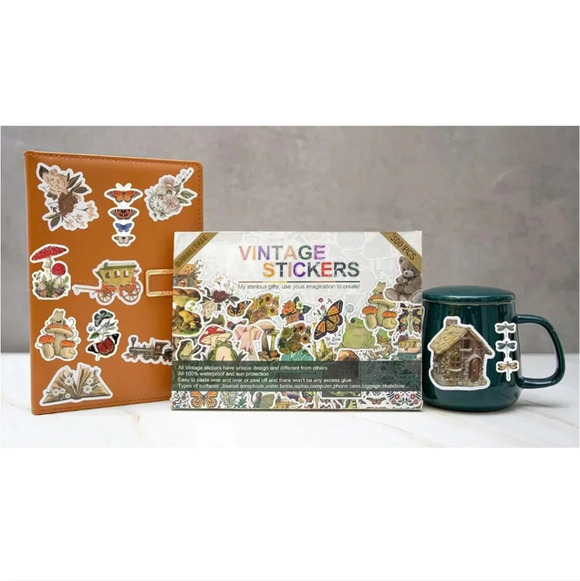 COPY - 300 Vintage style stickers - Picture 3 of 6